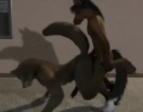 Wolf and Horse